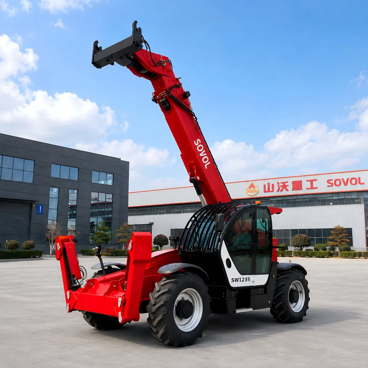SW1235 3.5 Ton 12m Teleskopik Yükleyici