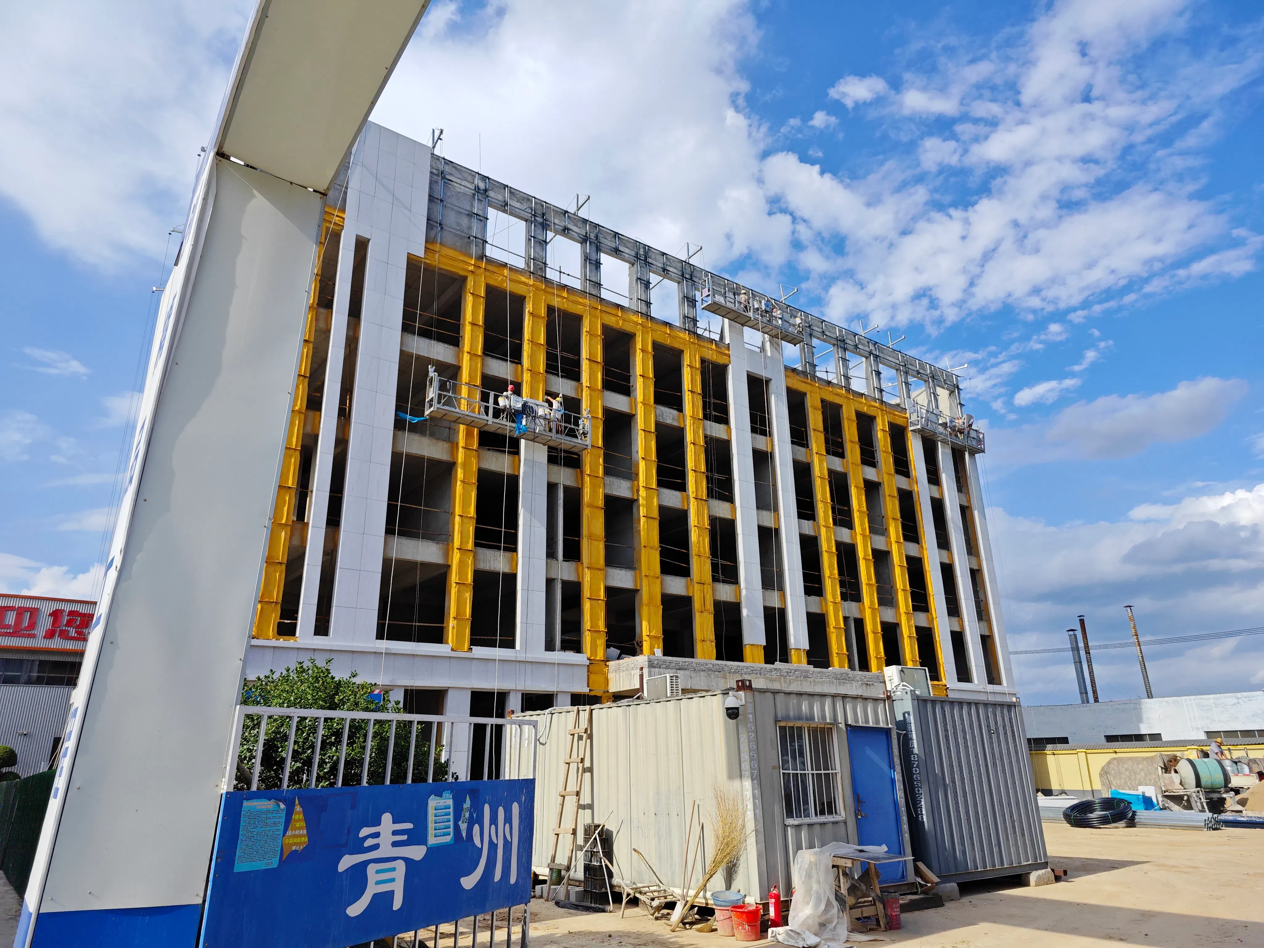 New six-story SOVOL headquarters office project progressing in Qingzhou, Shandong, China.