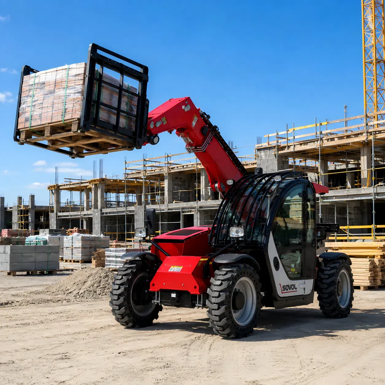 SW625 2.5 Ton 6m Kompakt Teleskopik Yükleyici