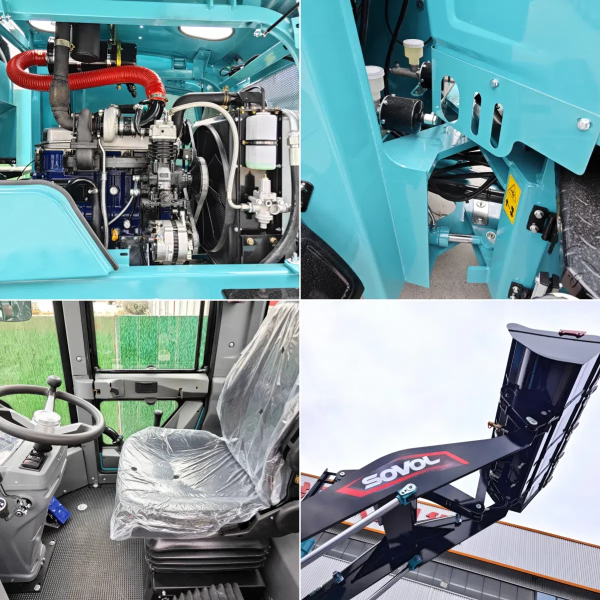 SW928 1.2 Ton Kompakt Tekerlekli Yükleyici